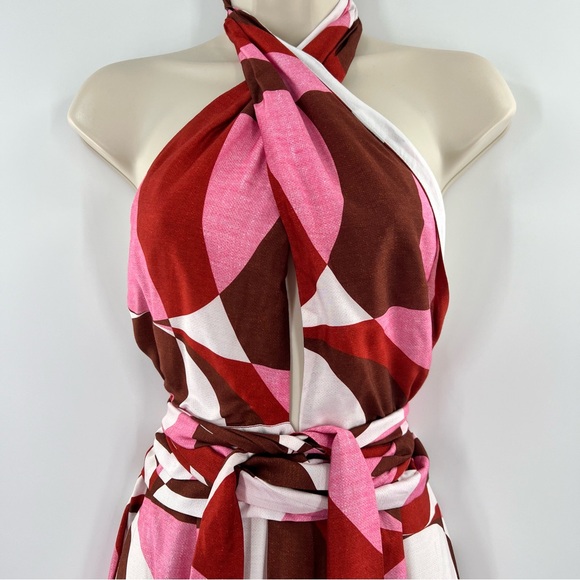 Anthropologie NWT Jets Lalita Wrap-Front Cover-Up Dress size 6/Small - Picture 5 of 10